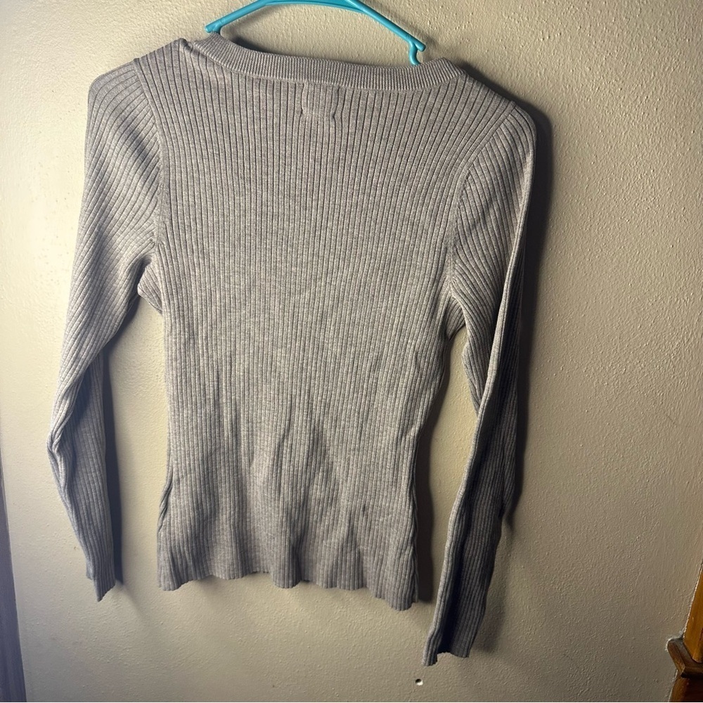 NWT Womens H&M Long Sleeve Brown Top size small - Picture 8 of 10